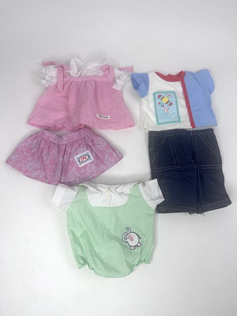 Cabbage Patch Kids CBK Doll Clothes Shirt Pants Skirt Romper Kidcore